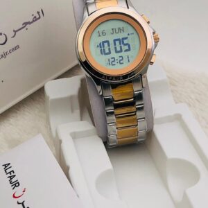 Al fajr Islamic Watch |Classic Watch WL-08S| Prayer Times Calculation|Stainless Steel Watch|Qibla|Compass| (Copy)