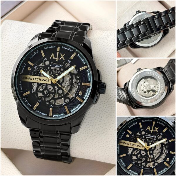 This Armani Exchange automatic timepiece is the perfect blend of modern design and timeless elegance. Crafted for those who appreciate the details - Image 2