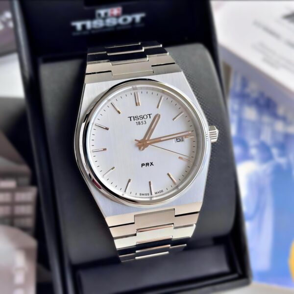 The Tissot PRX is a stylish and modern reinterpretation of a classic design making it a perfect blend of vintage aesthetics and contemporary craftsmanship. ✅ - Image 3