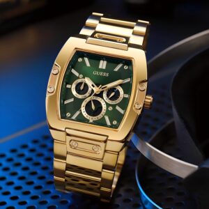 The GUESS Phoenix is a striking blend of elegance and power, that captures attention and defines confidence—this watch isn’t just worn, it’s owned.