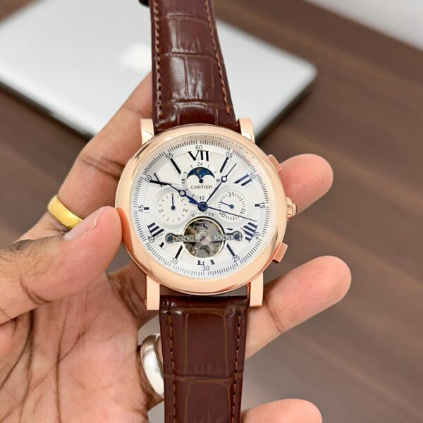 The Luxurious, Dynamic & Simple, what a classic watch is called. Cartier makes extremely elegant and Exclusive designs for the wrist. - Image 2