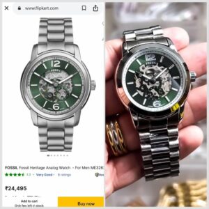 The Fossil’s Heritage Automatic Collection crafted with a self-winding movement that harnesses your motion, eliminating the use of battery.✅
