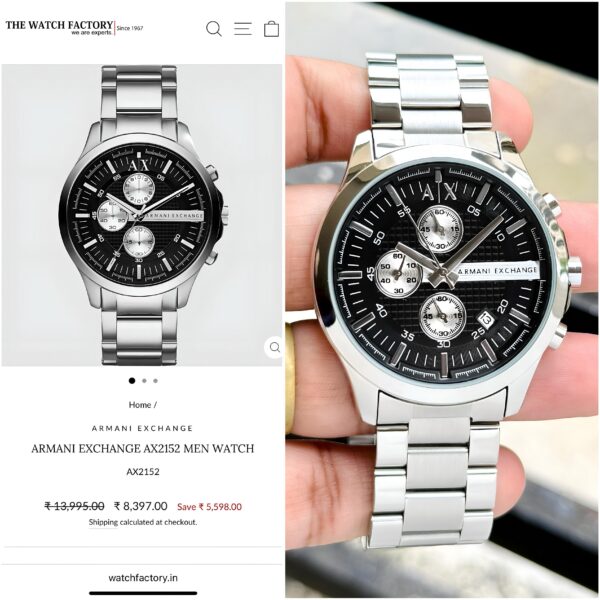Enrich your outfit with a hint of sophistication and elegance. Armani Exchange Watches is a classic styles that blend elegance and function. ✅ - Image 2
