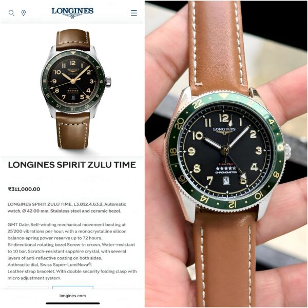 Time knows no boundaries now with the Longines Spirit Zulu Collection, Let’s together explore where does this journey takes us to. ✅ - Image 2
