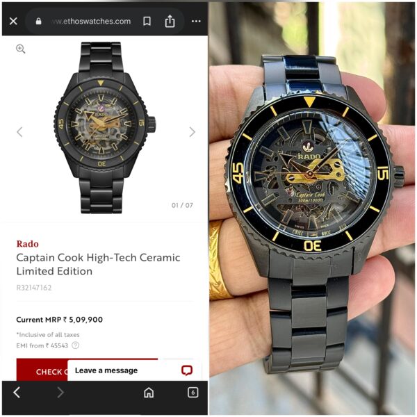 RADO CAPTAIN COOK – HIGH-TECH CERAMIC LIMITED EDITION - Image 3