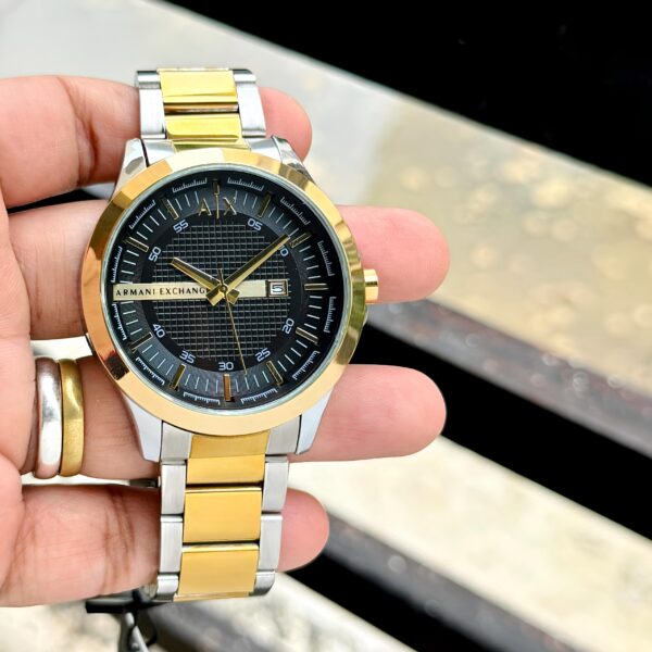 Bold. Sophisticated. Timeless. The Armani Exchange Hampton watch is where modern design meets refined craftsmanship. ✅ - Image 4