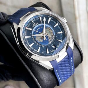 A world of elegance on your wrist — the Omega Aqua Terra Worldtimer defines global luxury.” ✅