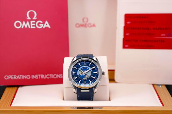 A world of elegance on your wrist — the Omega Aqua Terra Worldtimer defines global luxury.” ✅ - Image 5