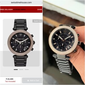 Michael Kors Parker Steel Chronograph model MK5885  is available