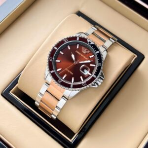 Armani's Collection refined style and technological excellence reflected in all, from the classic to more contemporary & Exclusive one timepieces.