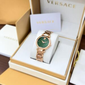 Versace glamorous line of Women's fashion Watches Now Available in Rose Gold and Patent dial Design