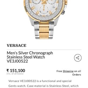 The Versace Greca Action watch blends modern sportiness with iconic luxury and it is a perfect balance of elegance and contemporary style. ✅