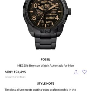 Daring and complex inside and out, our new motion-powered automatic Fossil Modern Machine makes an unforgettable impression on your outfit. ✅